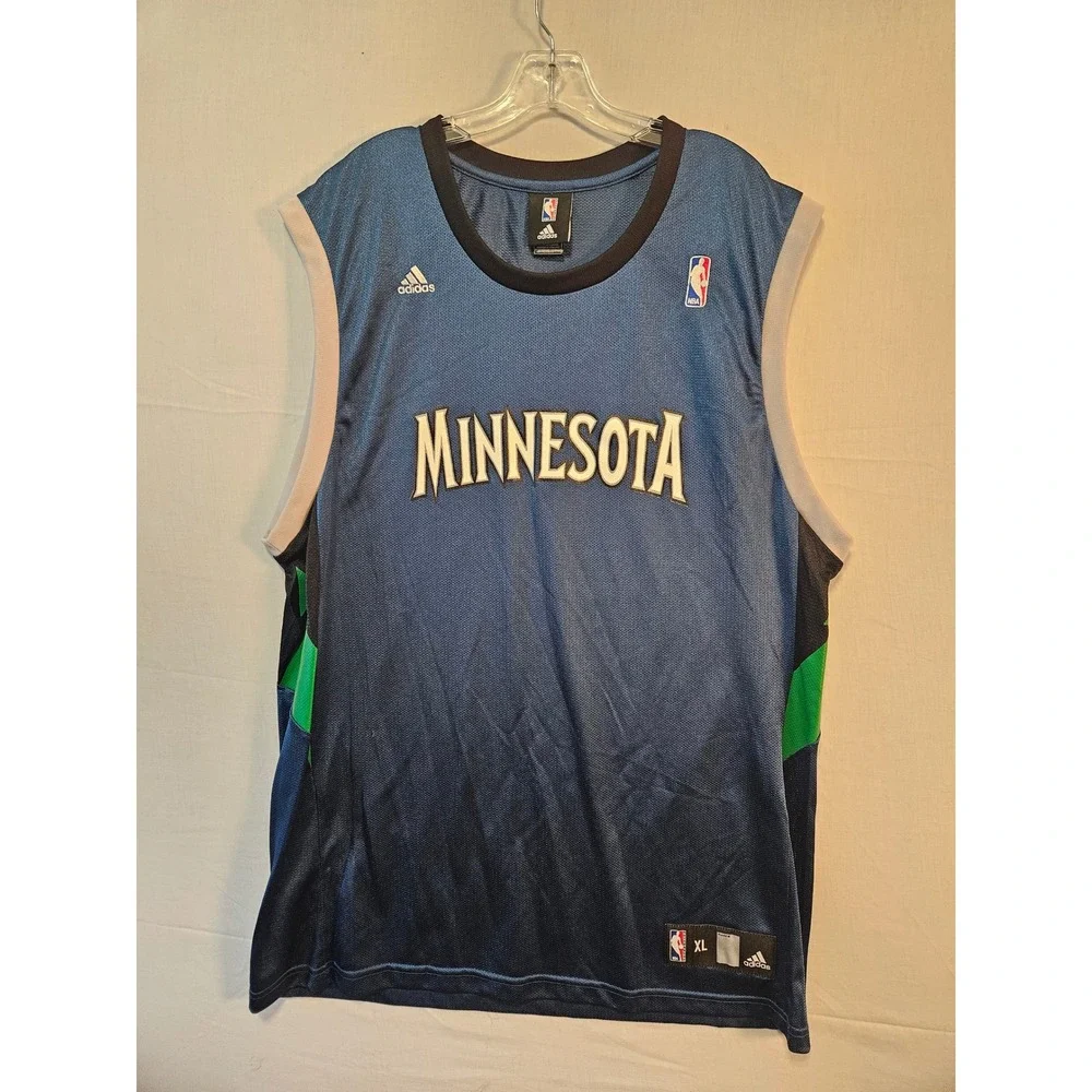 Adidas NBA Minnesota Timberwolves Jersey Navy Blue XL 7994A 081 Basketball Mens
